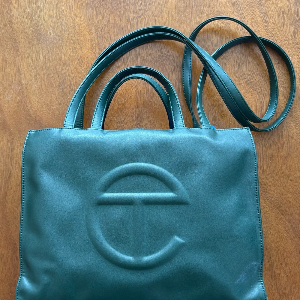 Telfar Medium Green Shopping Bag